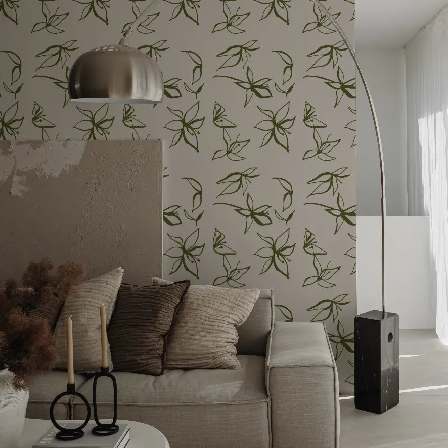 PAPEL MURAL GREEN FREE