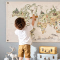 Lona Mapa Ilustrado