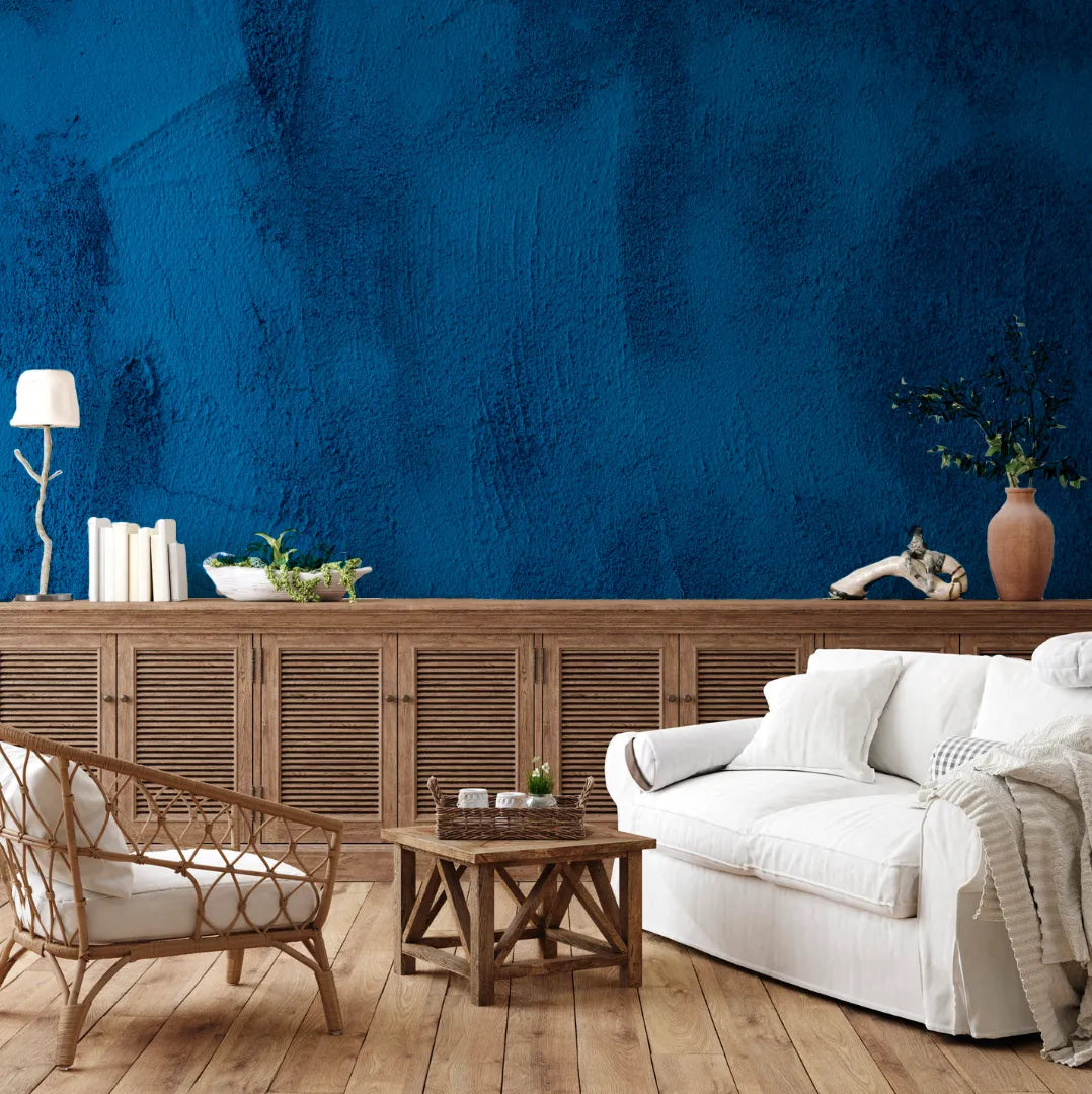 PAPEL MURAL SOLID BLUE