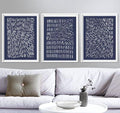 TRIO LLUVIA NAVY