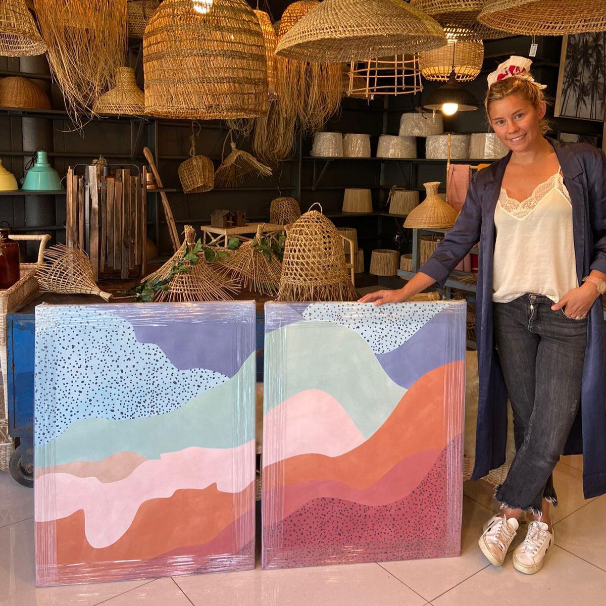 Canvas Cerro de colores