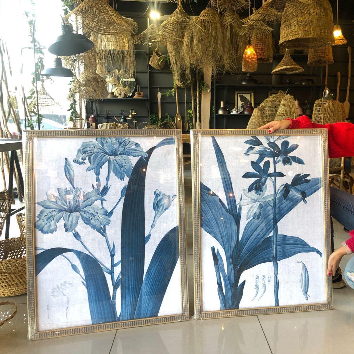 Conjunto botánico Azul