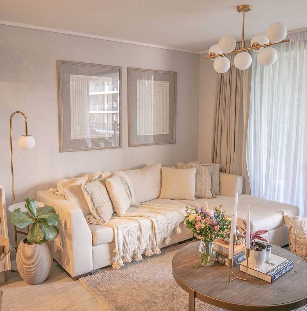 Conjunto Maya beige Lino