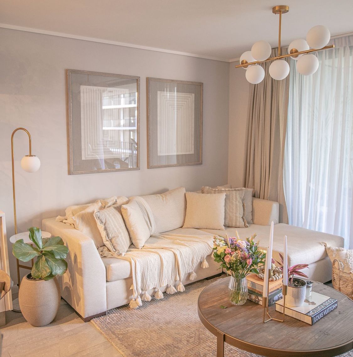 Conjunto Maya beige Lino