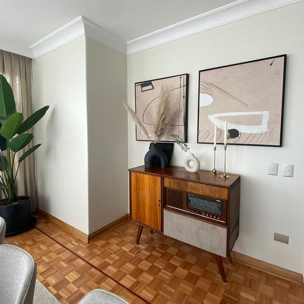 CANVAS CONJUNTO LINEALES BEIGE